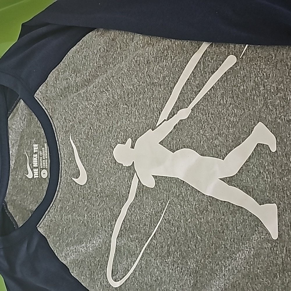 Nike baseball 3/4 sleeve shirt